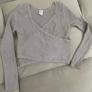 Hollister Wrapped Front Sweater